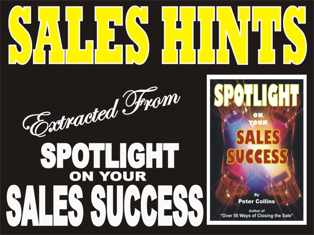 Spotlight on Sales Success Hints