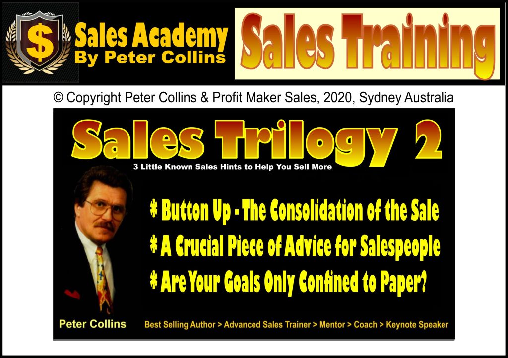 Sales Trilogy 02 – Exclusive Course Content and Copyright – Page 1