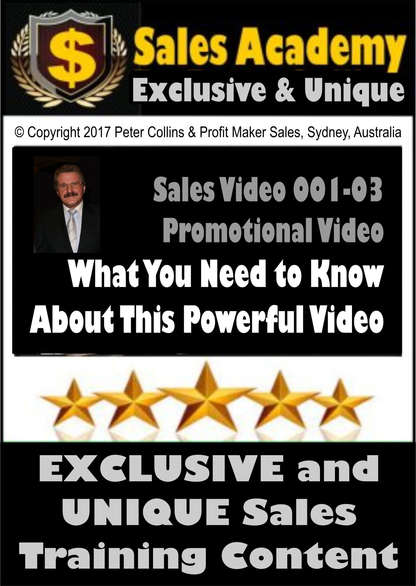 001 = Promotional Video 001-03 – Sales Trilogy 01 Package – 30 Videos – Over  2 Hours 25 Minutes